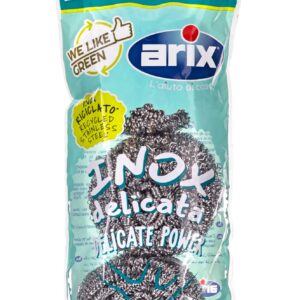 A5543 Arix WLG 2 + 1 foc Recycled Stainless Steel Wire Scourer