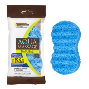 AQ175 AQUA MASSAGE 1pc Massage Cellulose Sponge