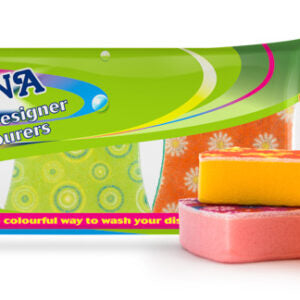 B319 Bettina 3 Designer Sponge Scourers