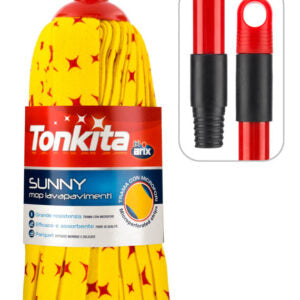 TK021M Tonkita Sunny Mop – with Handle – Nonwoven Microperforated Strips