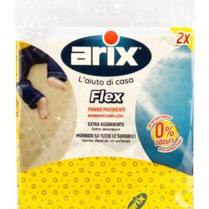 A1182 ARIX 2pc Nonwoven Microfibre Floor Cloth