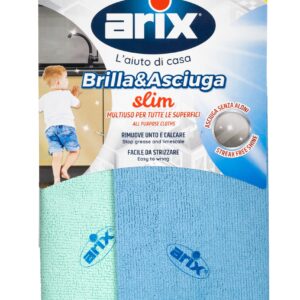 A28662 ARIX 2pc PU Coated Microfibre Cloth