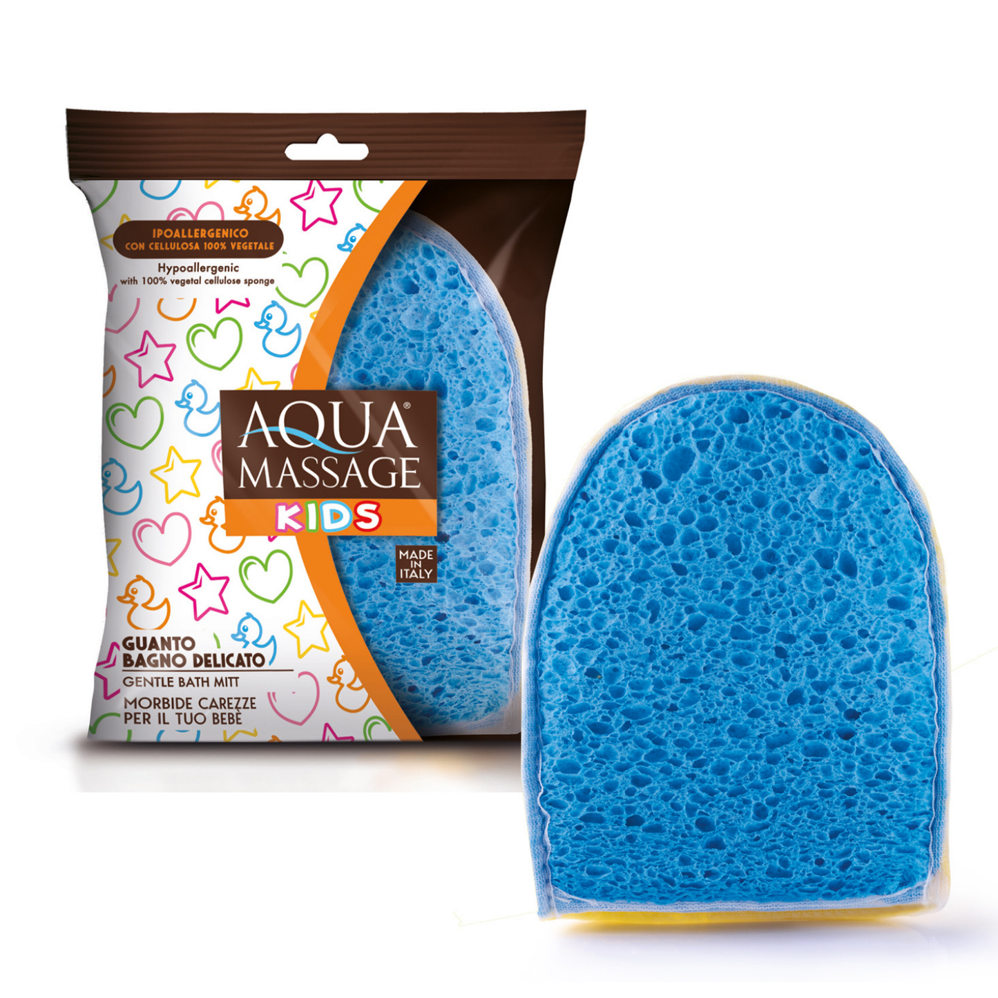 Aqua Massage Kids Soft Gentle Bath Mitt (AQ953)
