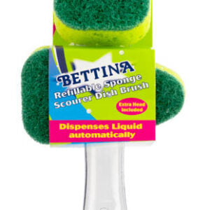 B155 Bettina Refillable Dishbrush Scourer +1 Free Head