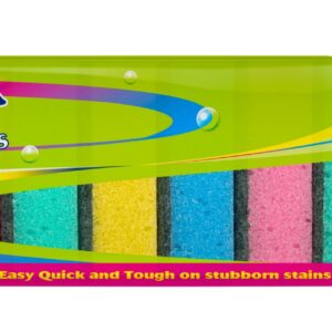 B163 Bettina 10pc Large Sponge Scourers