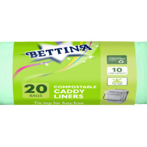 B189 BETTINA 20pc Compostable Caddy Liner 10L