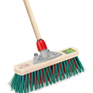 B284 Bettina Outdoor Wooden Duo Bristle 29cm Broom Set