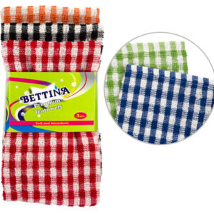B392 Bettina 3pc Premium Cotton Tea Towels