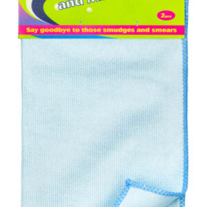 B401 Bettina 2 pc Microfibre Window and Mirror Cloth