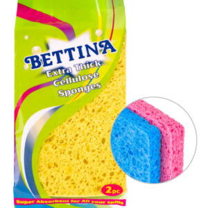 B428 Bettina 2pc Extra Thick Cellulose Sponges