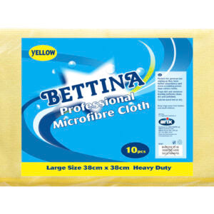 B487 Bettina 10pc Professional Microfibre Cloth – Yellow