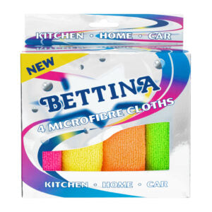 B510 BETTINA Microfibre 4pc Box of Cloths (24)