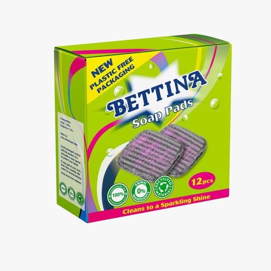 Bettina 12pc ‘GREEN’ Soap Pads (B140)