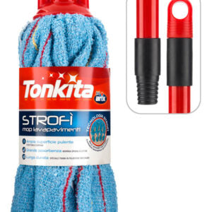 TK022M Tonkita Strofi Mop – with Handle – Super Premium Cotton Head