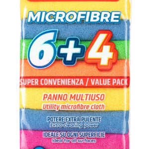 TK28614 Tonkita 6+4 microfibre cloths (6) value pack