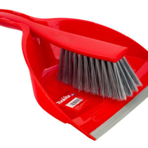 TK307P Tonkita Large Red Dustpan and Brush